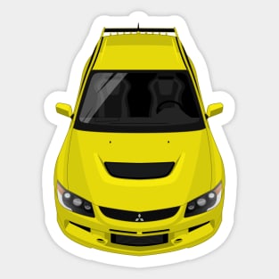 Lancer Evolution IX Evo 9 2005-2007 - Yellow Sticker